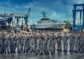 Navy Cadets attending the 2023 Cairns Maritime Expo 